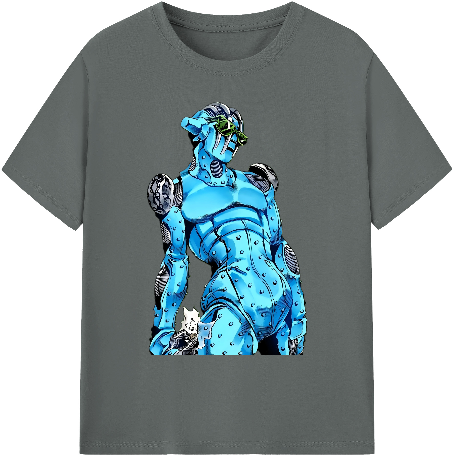 （画像用） ジョジョの奇妙な冒険 JoJo's Bizarre Adventure 綿100％ メンズ半袖Tシャツ｜肌触りやわらか＆通気性